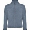 Roly Trijų sluoksnių softshell striukė su užtrauktuku RUDOLPH Heather navy mėlynas