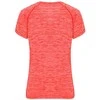 Roly Moteriški trumpų rankovių reglano marškiniai iš poliesterio AUSTIN WOMAN Heather fluor coral
