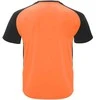Roly Trumpų rankovių techniniai reglano marškinėliai BUGATTI Fluoro oranžinė/juoda