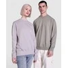 Roly Unisex džemperis su apvalia apykakle iš 100% medvilnės JAYA Šviesios chakio spalvos plaušta