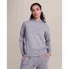 Roly Unisex džemperis su gobtuvu iš lengvo audinio MANASLU Heather denim