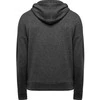 Roly Unisex džemperis su gobtuvu iš lengvo audinio MANASLU Heather juodas