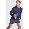 Roly Unisex ilgarankoviai techniniai marškinėliai ESTORIL L/S Balta