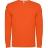 Roly Unisex ilgarankoviai techniniai marškinėliai ESTORIL L/S Ugnies oranžinė