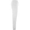 Roly Unisex ilgos tiesios kelnės FIBER Balta