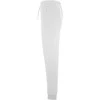 Roly Unisex ilgos tiesios kelnės FIBER Balta