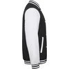 Roly Unisex lengvai paminkštinta dviejų spalvų striukė CALIFORNIA Juoda/balta