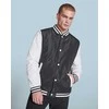 Roly Unisex lengvai paminkštinta dviejų spalvų striukė CALIFORNIA Tamsiai mėlyna/balta