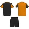 Roly Unisex sportinis komplektas, kurį sudaro 2 marškinėliai + 1 pora šortų JUVE Oranžinė/juoda