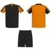 Roly Unisex sportinis komplektas, kurį sudaro 2 marškinėliai + 1 pora šortų JUVE Oranžinė/juoda