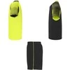 Roly Unisex sportinis komplektas, kurį sudaro 2 marškinėliai + 1 pora šortų JUVE Fluoro geltona/juoda