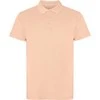 Roly Unisex trumpų rankovių polo marškiniai, 100 % medvilnė COBAIN Šviesios plautos papajos