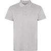 Roly Unisex trumpų rankovių polo marškiniai iš 100% medvilnės COBAIN Akmens pilka plausta