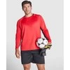 Roly Unisex vartininko marškinėliai PORTO Raudona/juoda