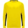 Roly Unisex vartininko marškinėliai PORTO Geltona/juoda