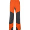 Roly Unisex žygio kelnės, kombinuotos iš dviejų audinių BONATI Vermilion oranžinis/dark lead