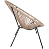 Lauko baldų komplektas Egg Chair (set of 3) SD-0144, Rudas