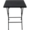 Lauko baldų komplektas Rattan Style Folding SDCZ01, Juodas