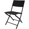 Lauko baldų komplektas Rattan Style Folding SDCZ01, Juodas