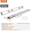VEVOR 10 porų 558.8mm stalčių bėgeliai su švelnia uždarymo sistema