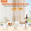 Vevor 10 vnt. 55 cm kristaliniai vestuvių stendai gėlėms