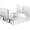 VEVOR 10 vnt 6x6 post pagrindo inkarai betonui 139.5x141.5 mm
