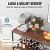 VEVOR 100 cm industrinė baro spintelė su vyno laikikliu