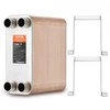 Vevor 100 plokštelių šilumokaitis 4*1-1/4" MNPT 5x12" 316L plienas