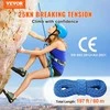 Vevor 10,2 mm dinaminė kopimo virvė 60 m mėlyna