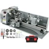 Vevor 1100W mini metalo tekinimo staklės 220x750 mm