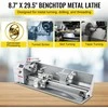Vevor 1100W mini metalo tekinimo staklės 220x750 mm