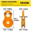 VEVOR 11T snatch blokas sunkios užduotys (2 vnt.)