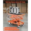 Vevor 120 cm hidraulinė kėlimo platforma 226 kg