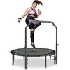Vevor 129 cm sulankstomas mini trampolinas su rankena