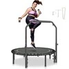 Vevor 129 cm sulankstomas mini trampolinas su rankena