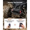 12V gervė ATV/UTV su sintetiniu lynu