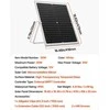 VEVOR 12V saulės baterijų įkroviklis 30W