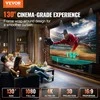 Vevor 130 colių 16:9 projekcijos ekranas 4K HDTV
