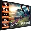 Vevor 130 colių 16:9 projekcijos ekranas 4K HDTV