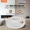 Vevor 15240 mm mini split vamzdis su izoliacija