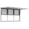 Vevor 152x92 cm kiosko langas su stogeliu maisto furgonui
