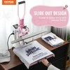 Vevor 15x15 cm rožinis termo presas
