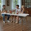 Vevor 180 cm sulankstomas plastikinis lauko stalas