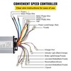 Vevor 1800w elektrinis bešepetėlinis variklio rinkinys 48V
