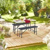 Relaxdays 2 alaus suolų rinkinys 102 cm