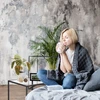 Relaxdays 2 aukštų stiklinis šoninis staliukas