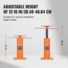 Vevor 2 dalių reguliuojamas grindų domkratas 30–40 cm