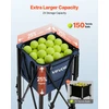 2-in-1 teniso ir pickleball kamuoliukų laikiklis