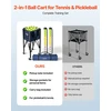 2-in-1 teniso ir pickleball kamuoliukų laikiklis