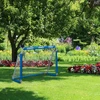 Relaxdays 2 mėlynų futbolo vartų rinkinys
